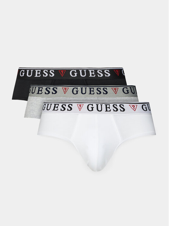 Guess Komplet 3 par slipów Brian U97G00 KCD31 Kolorowy