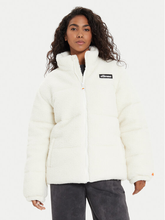 Ellesse Kurtka zimowa Berghutte SGX20918 Écru Regular Fit