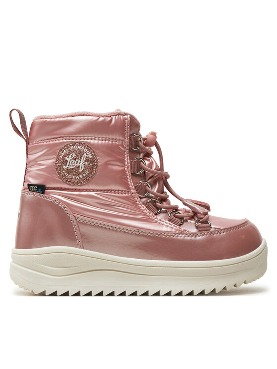 Leaf Śniegowce Nickby LNICK201Q Różowy