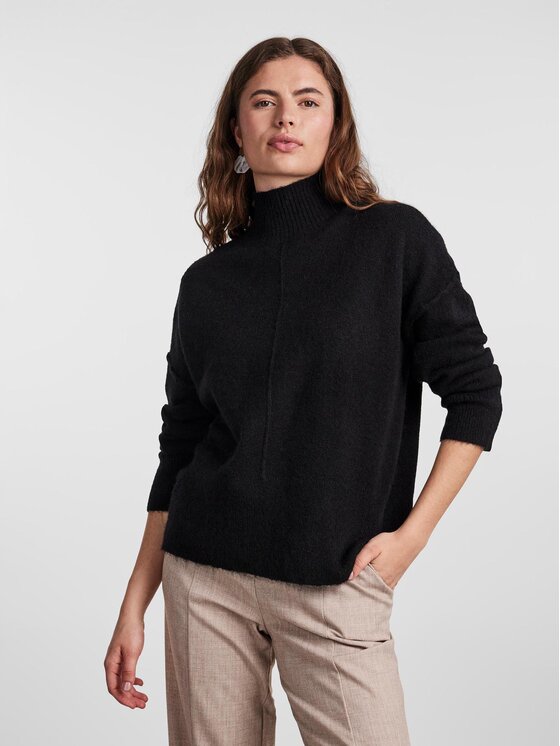 YAS Golf 26030703 Czarny Loose Fit