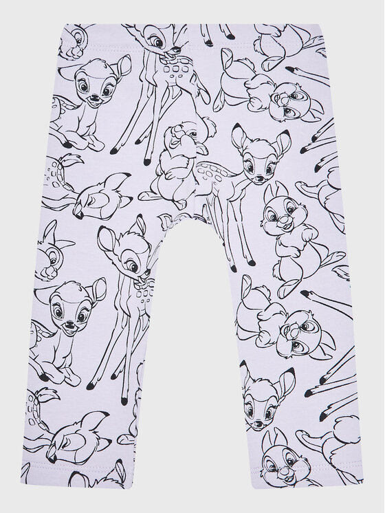 Original Marines Legginsy DISNEY DCAV1568NF Fioletowy Slim Fit