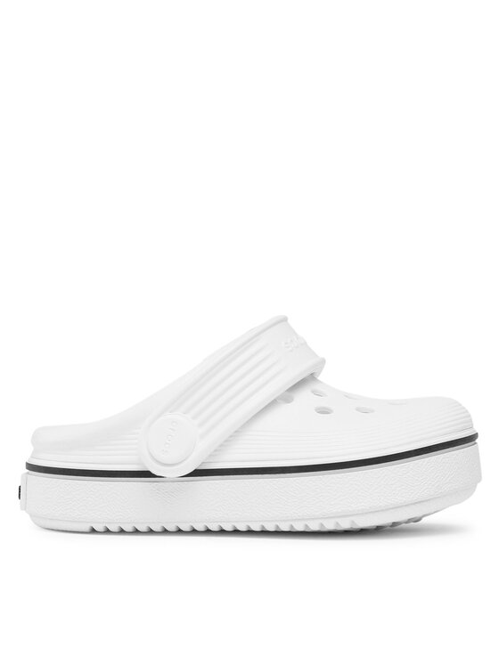 Crocs Klapki Crocs Crocband Clean Clog T 208479 Biały