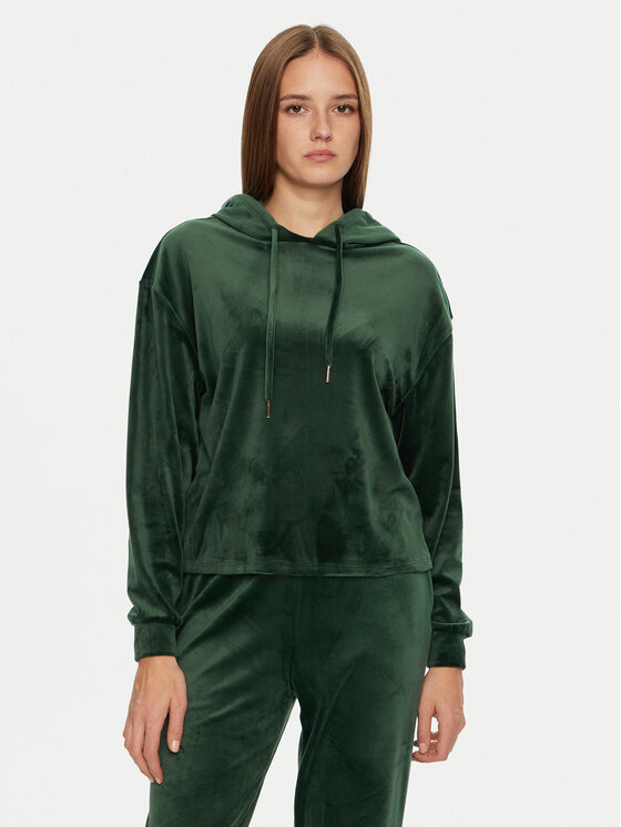 Pieces Bluza Silli 17154433 Zielony Regular Fit