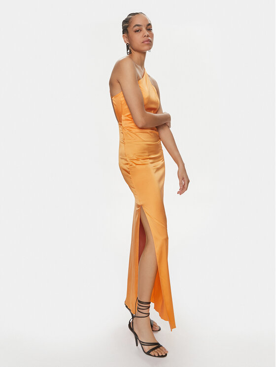 Patrizia Pepe Sukienka wieczorowa 2A2683/A644-R824 Pomarańczowy Regular Fit