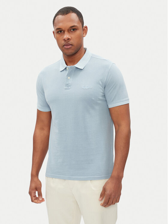Pepe Jeans Polo New Oliver PM542099 Niebieski Regular Fit