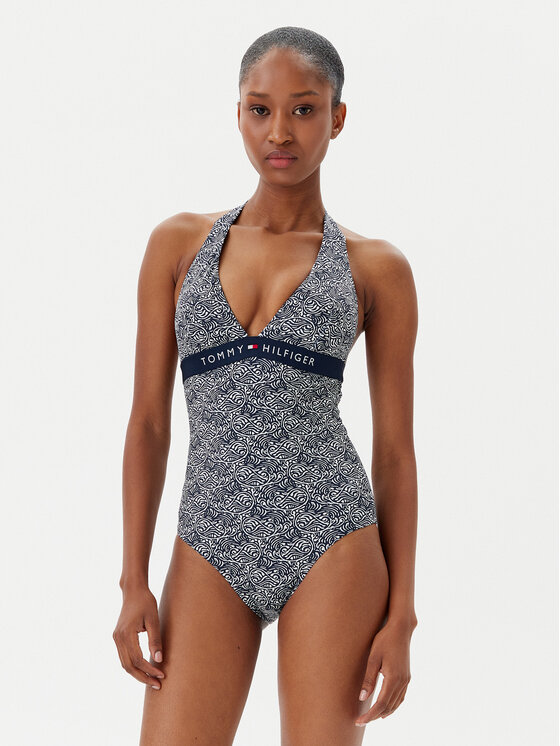Tommy Hilfiger Strój kąpielowy UW0UW05962 Granatowy