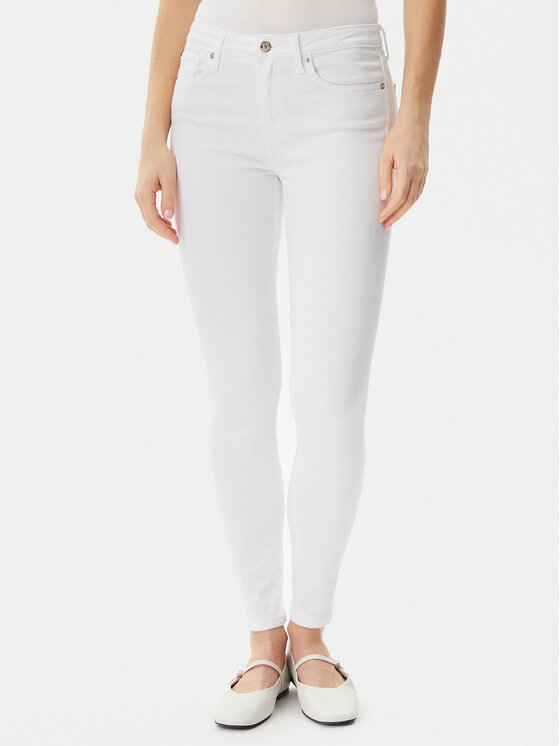 Tommy Hilfiger Jeansy Como WW0WW44361 Biały Slim Fit