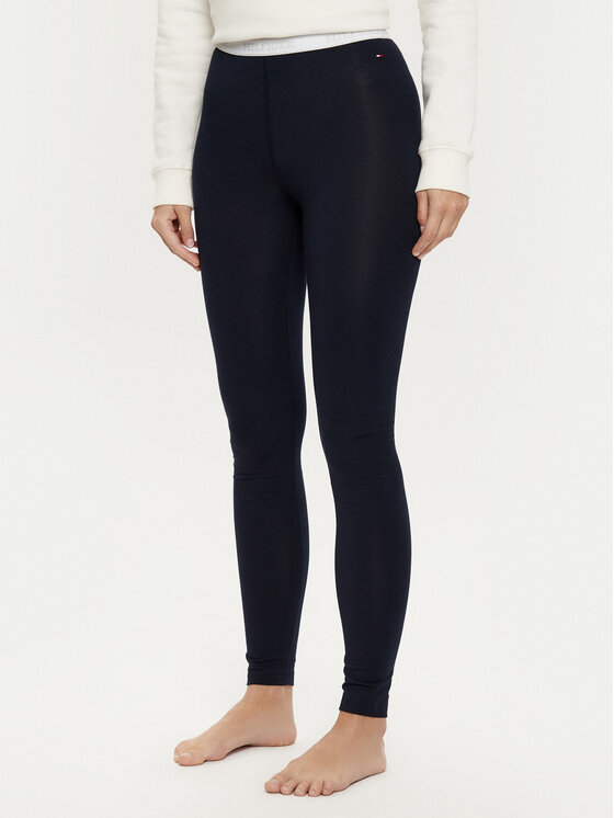 Tommy Hilfiger Legginsy UW0UW05576 Granatowy Slim Fit