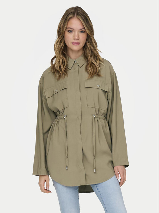 ONLY Kurtka przejściowa Nadine 15308614 Khaki Regular Fit