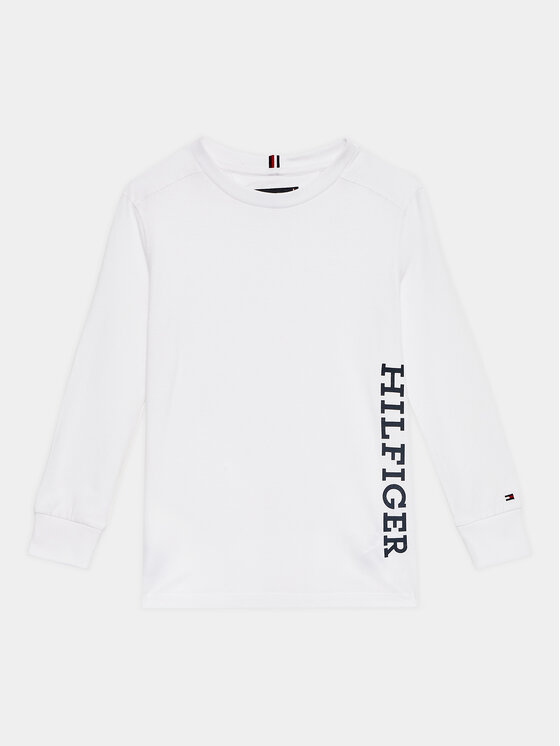 Tommy Hilfiger Bluzka KB0KB08327 M Biały Regular Fit