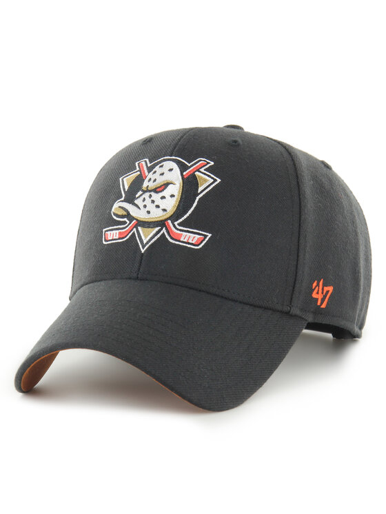47 Brand Czapka z daszkiem NHL Anaheim Ducks Ballpark Snap 47 MVP H-BLPMS25WBP Czarny