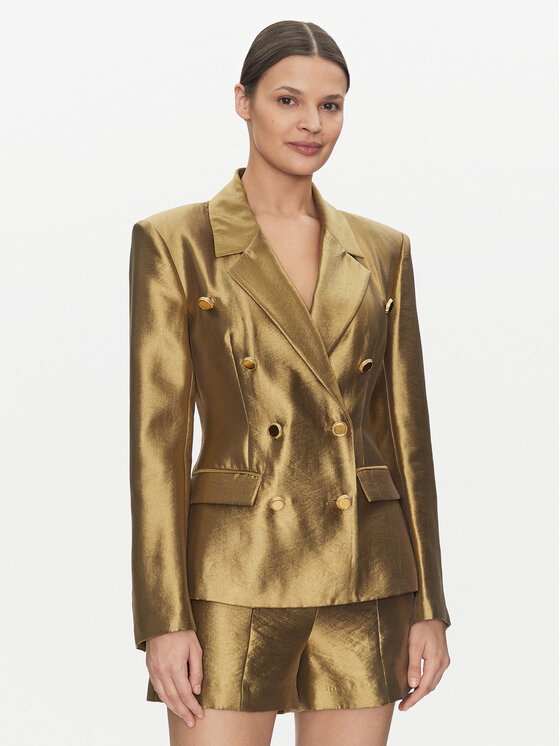 Guess Marynarka 5GGN20 7312A Złoty Regular Fit