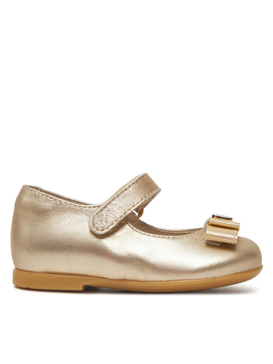 Tommy Hilfiger Baleriny Ballerina T1A3-33927-0220 M Złoty