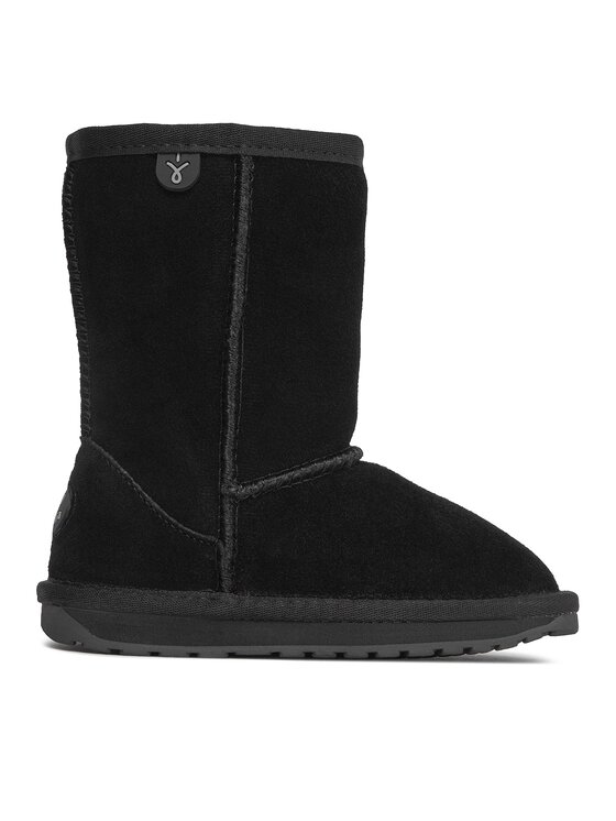 EMU Australia Śniegowce Wallaby Lo Kids K10102 Czarny