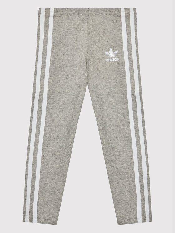 adidas Legginsy adicolor HK2971 Szary Slim Fit