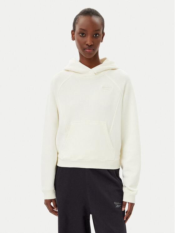 Reebok Bluza Icon Elements 100214102 Écru Regular Fit