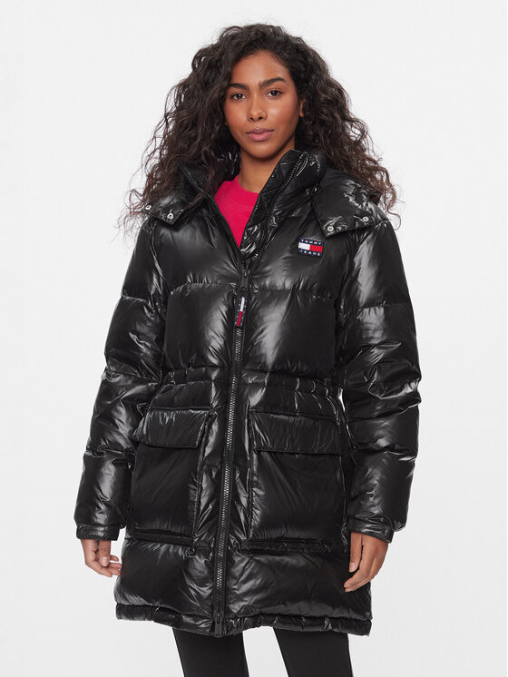 Tommy Jeans Kurtka puchowa Alaska DW0DW16573 Czarny Regular Fit