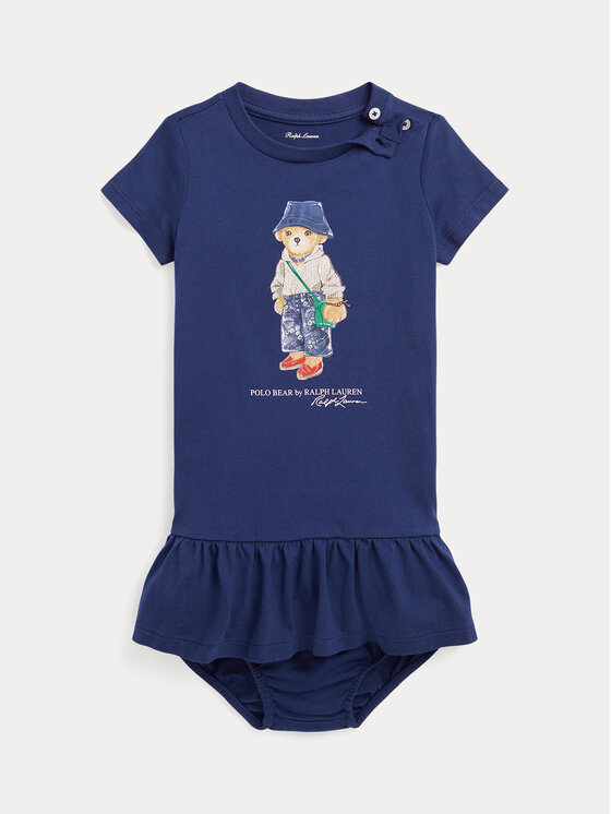 Polo Ralph Lauren Sukienka codzienna 310909701001 Granatowy Regular Fit