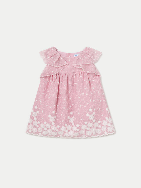 Mayoral Sukienka elegancka 1907 Różowy Regular Fit