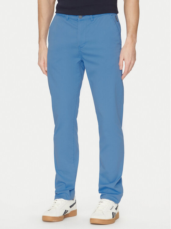 Napapijri Chinosy M-Puyo NP0A4H98 Niebieski Slim Fit