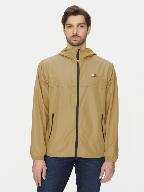 Tommy Jeans Wiatrówka Chicago DM0DM20204 Beżowy Regular Fit