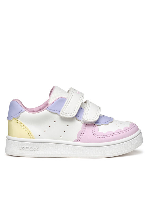 Geox Sneakersy B Eclyper B555MA 000BC C1372 Biały