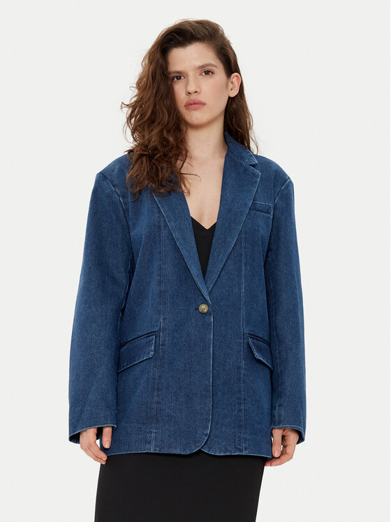 ONLY Marynarka Cory 15338592 Niebieski Loose Fit