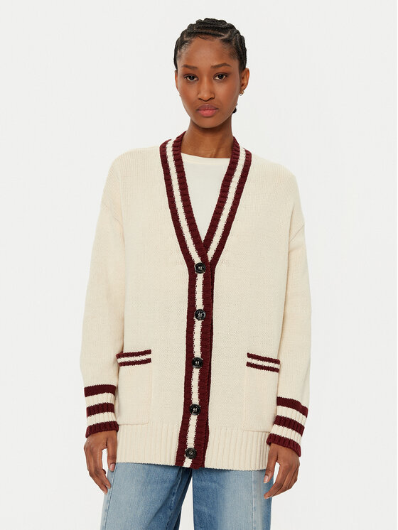 Weekend Max Mara Kardigan Vicolo 2515341061 Écru Regular Fit