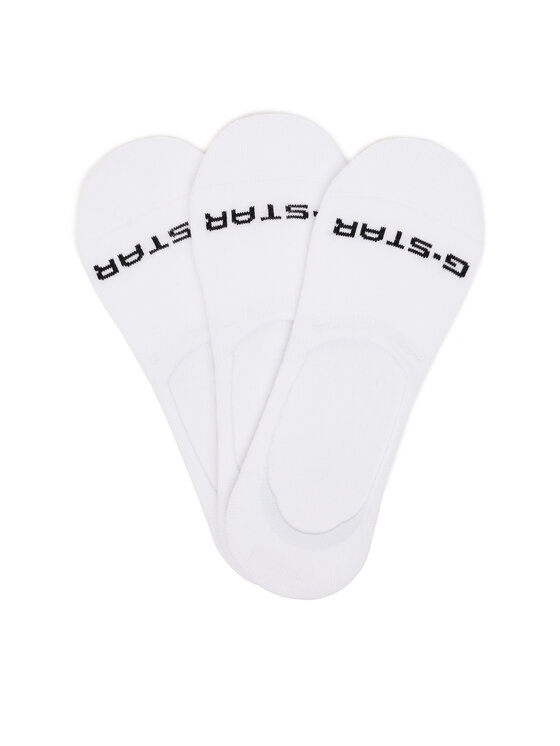 G-Star Raw Skarpety AS_G-STAR_S_124_SS25 (3-PACK) Biały