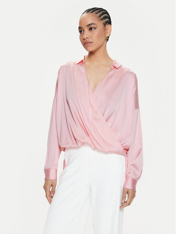 Imperial Koszula CJF4HDG Różowy Relaxed Fit
