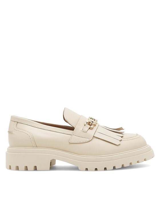 Eva Minge Loafersy ANGE-1018 Beżowy
