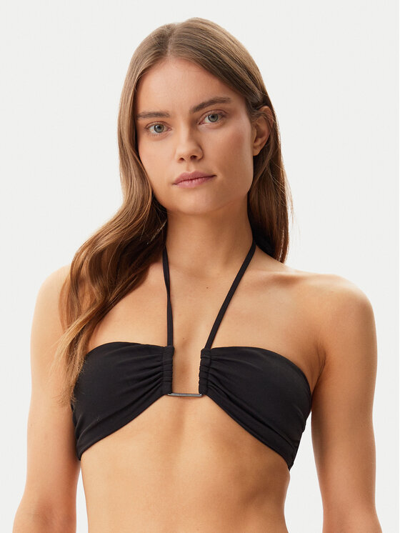Calvin Klein Swimwear Góra od bikini KW0KW02809 Czarny