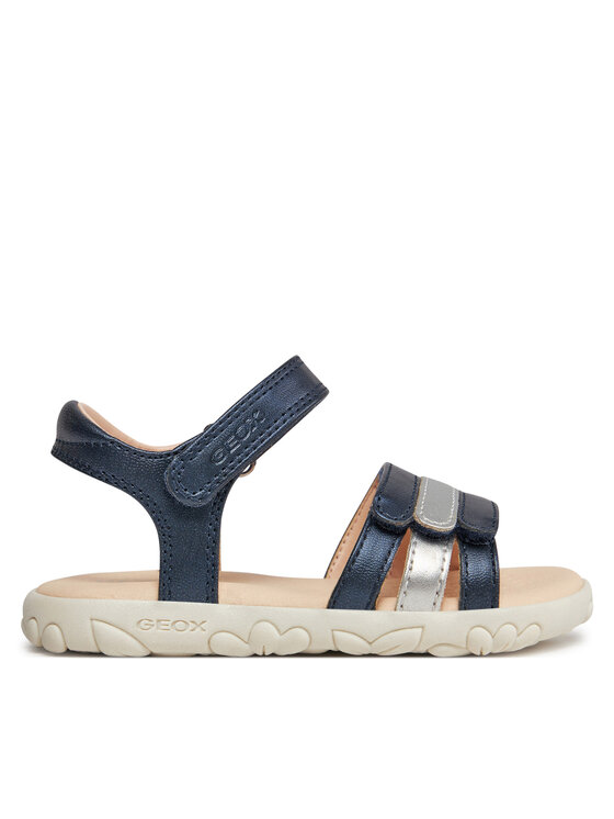 Geox Sandały J Sandal Haiti Girl J458ZD 000NF C0673 M Granatowy
