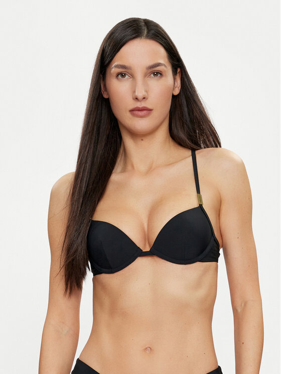 Calvin Klein Swimwear Góra od bikini KW0KW02383 Czarny