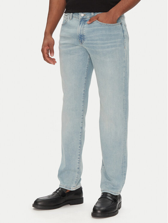 BOSS Jeansy Maine 50537814 Błękitny Regular Fit