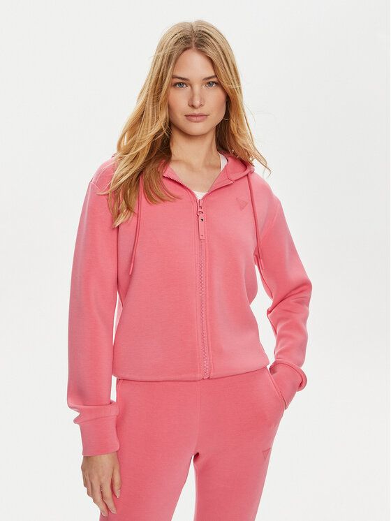 Guess Bluza V3RQ11 K7UW2 Różowy Regular Fit