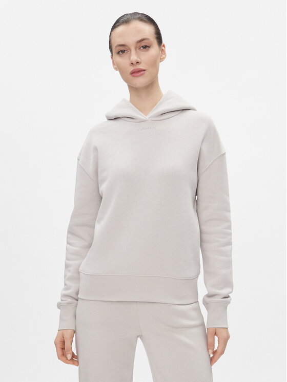 Calvin Klein Bluza Metallic Micro Logo K20K206960 Beżowy Relaxed Fit