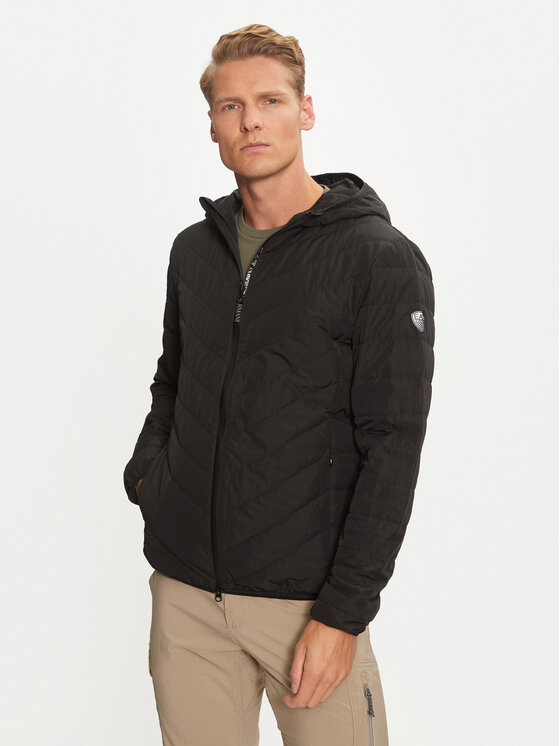 EA7 Emporio Armani Kurtka puchowa 8NPB14 PNE1Z 1200 Czarny Regular Fit