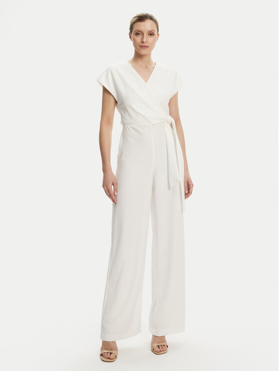 Rinascimento Kombinezon CFC0122679003 Biały Regular Fit