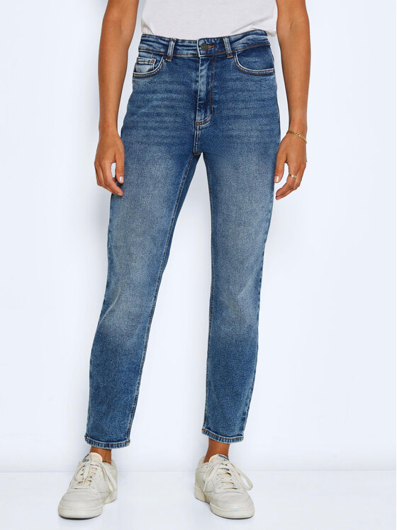 Noisy May Jeansy Moni 27022745 Niebieski Straight Fit