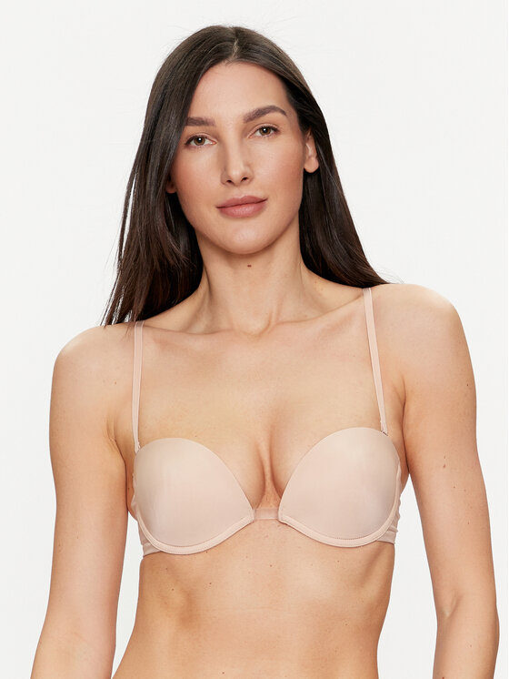 Wonderbra Biustonosz z fiszbiną WB009243 Beżowy