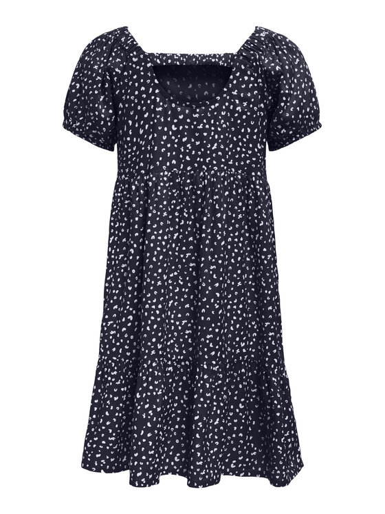 Kids ONLY Sukienka codzienna Salli 15339686 Granatowy Regular Fit