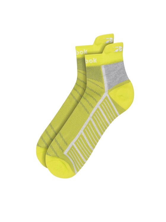 Reebok Skarpety Niskie Męskie Float Run U Ank Sock HE2423 Żółty