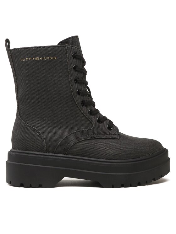 Tommy Hilfiger Trapery Feminine Essential Canvas FW0FW07357 Czarny