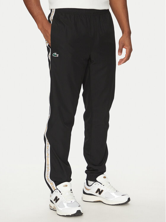 Lacoste Spodnie dresowe XH8974 Czarny Relaxed Fit