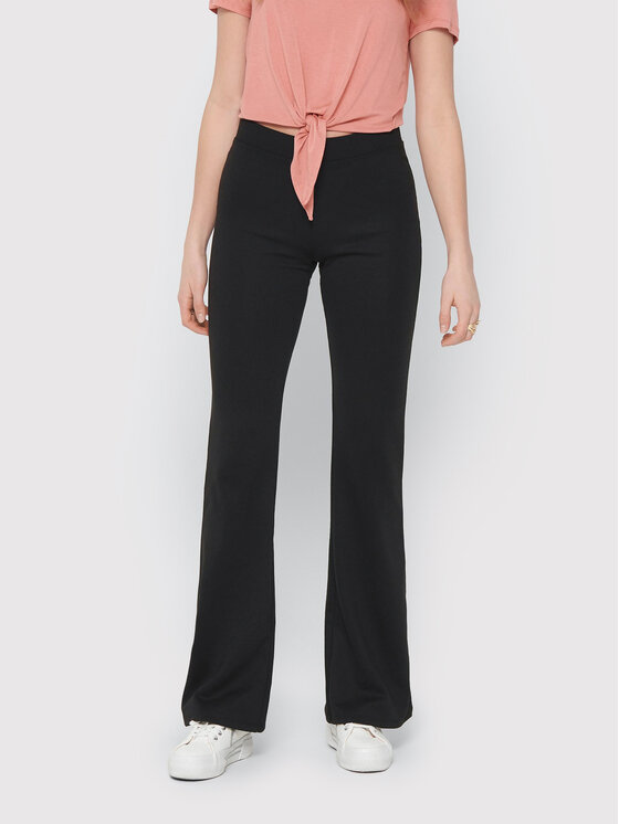 ONLY Spodnie materiałowe Fever 15213525 Czarny Regular Fit