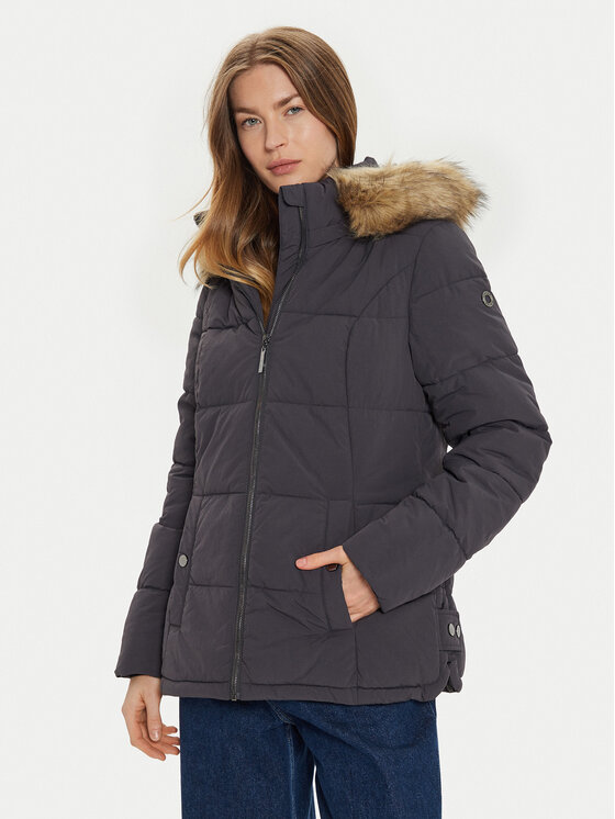 Fransa Kurtka zimowa Marna 20613795 Czarny Regular Fit