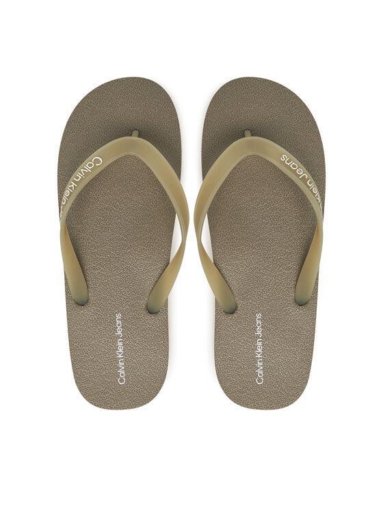 Calvin Klein Jeans Japonki Thong+ Tpu YM0YM01265 Brązowy