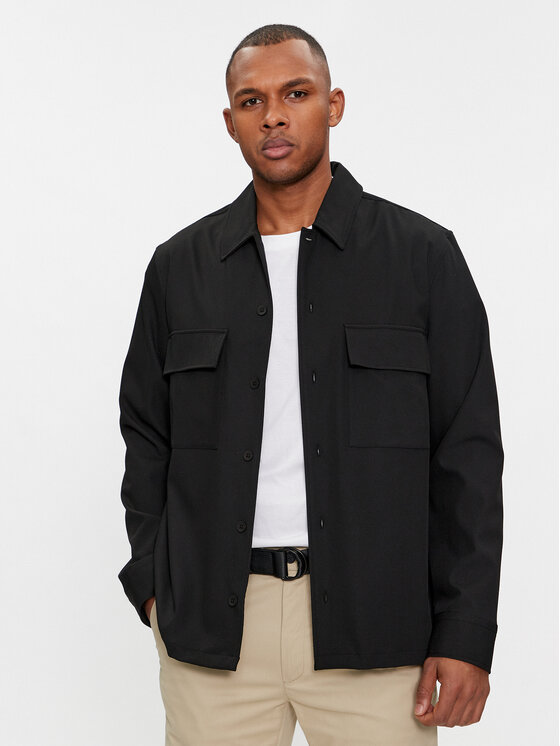 Calvin Klein Koszula K10K112289 Czarny Regular Fit