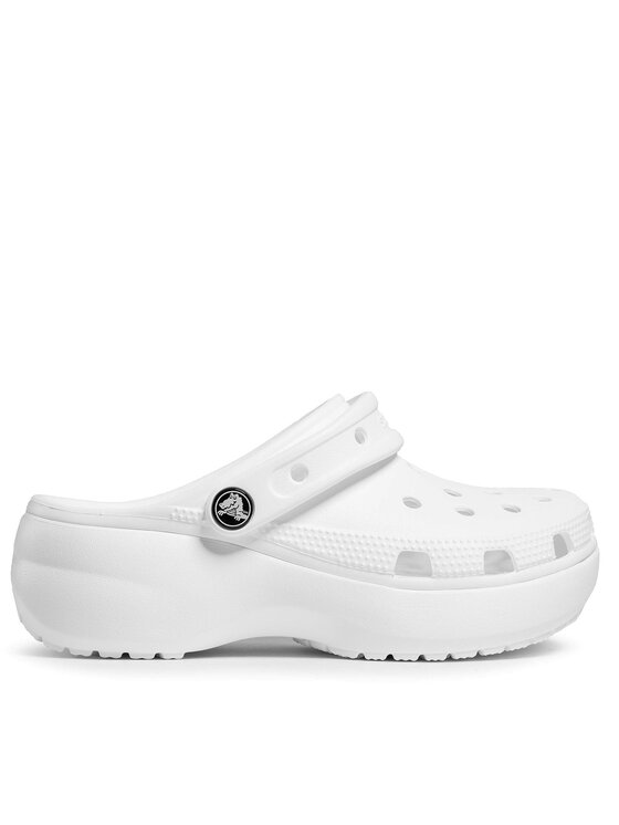 Crocs Klapki Classic Platform Clog W 206750 Biały